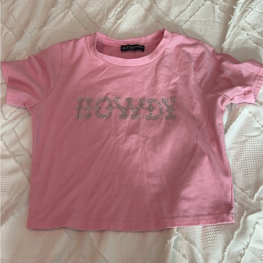 PINK HOWDY TEE-SHIRT